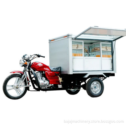 Bajaj Auto Rickshaw mobile catering shop 3 wheelers motor tricycle BA150ZH-M